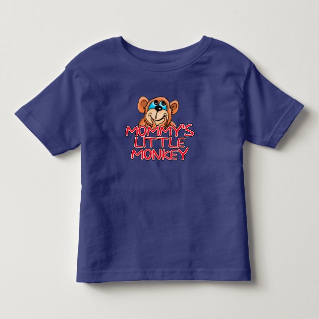 T-shirt Pour Les Tous Petits Le petit singe de maman (Devant)