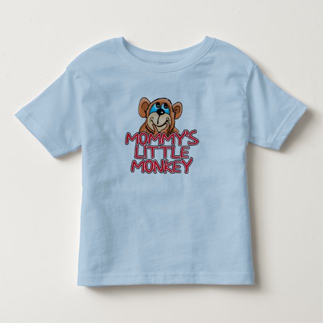T-shirt Pour Les Tous Petits Le petit singe de maman (Devant)