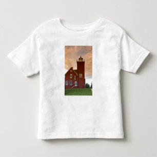 T-shirt Pour Les Tous Petits Le phare de Two Harbors surplombant la baie d'Agat
