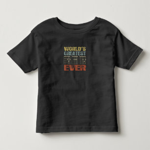 T-shirt Pour Les Tous Petits Le plus grand papa du monde jamais offert par papa