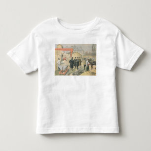 T-shirt Pour Les Tous Petits Le Prince de Galles visite l'édifice