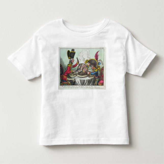T-shirt Pour Les Tous Petits Le pudding de prune en danger, 1805 (Devant)