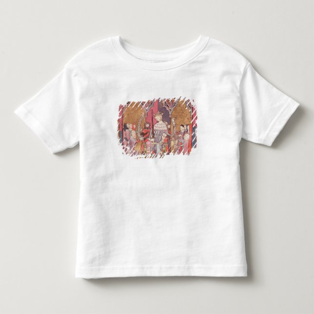 T-shirt Pour Les Tous Petits Le Roi Administering Justice (Devant)