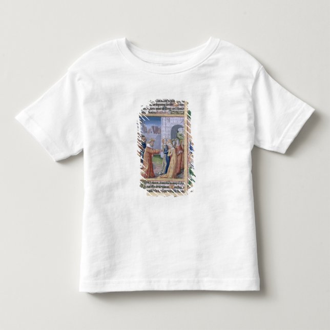 T-shirt Pour Les Tous Petits Le Roi David convoitant Bathsheba (Devant)