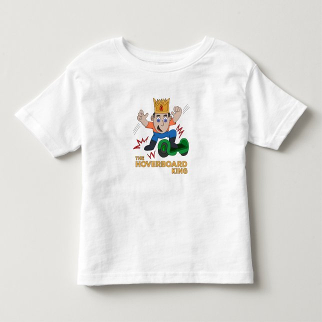 T-shirt Pour Les Tous Petits Le roi de l'hoverboard (Devant)
