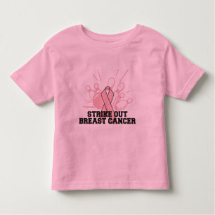 T-shirt Pour Les Tous Petits Le roulement frappent le cancer du sein