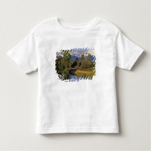 T-shirt Pour Les Tous Petits Le ruisseau Mission traverse le Bison national