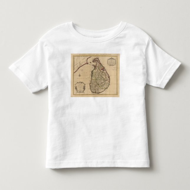 T-shirt Pour Les Tous Petits Le Sri Lanka (Devant)