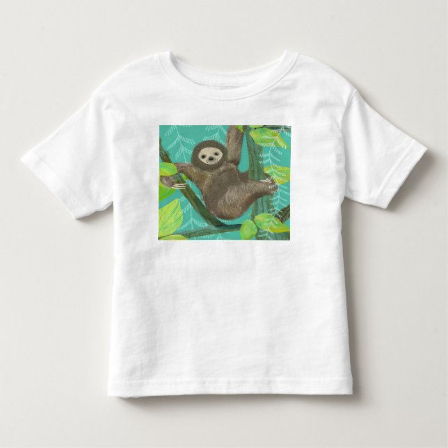 T-shirt Pour Les Tous Petits Le Tee - shirt de la Sloth pour enfants (Devant)