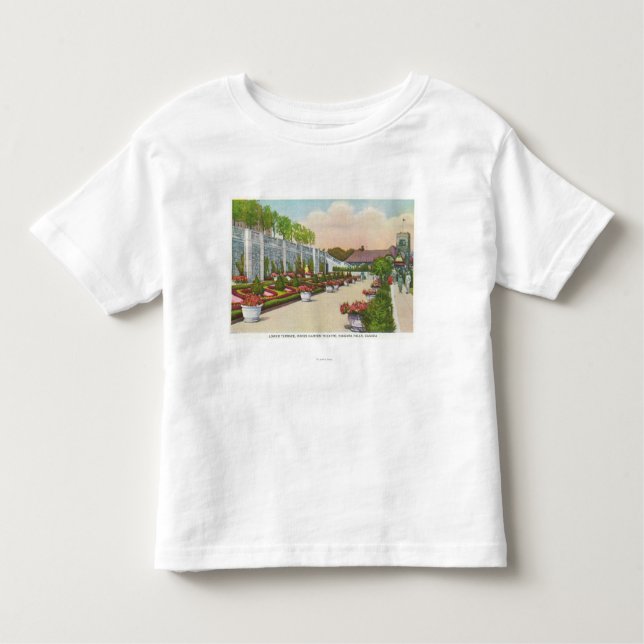 T-shirt Pour Les Tous Petits Le théâtre de jardin d'Oakes abaissent la terrasse (Devant)