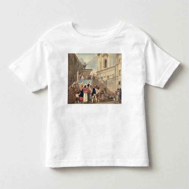 T-shirt Pour Les Tous Petits Le théâtre de marionnette (Devant)