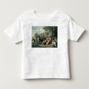 T-shirt Pour Les Tous Petits Le Traité de William Penn avec les Indiens dedans