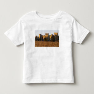 T-shirt Pour Les Tous Petits Le vignoble avec des vignes de syrah et le château