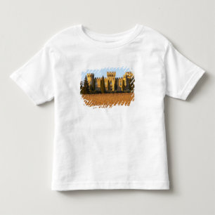 T-shirt Pour Les Tous Petits Le vignoble avec les vignes de syrah et le châtea