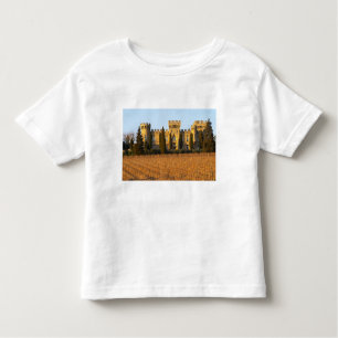 T-shirt Pour Les Tous Petits Le vignoble avec les vignes de syrah et le château
