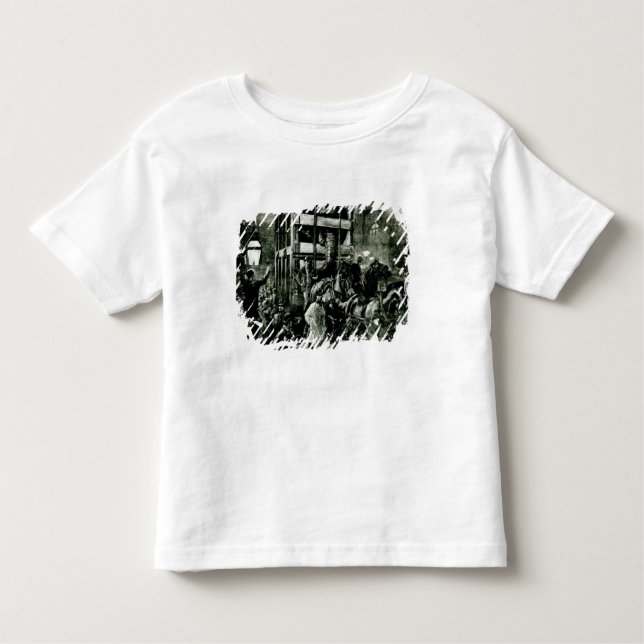 T-shirt Pour Les Tous Petits Le voyage de l'éléphant aux docks (Devant)