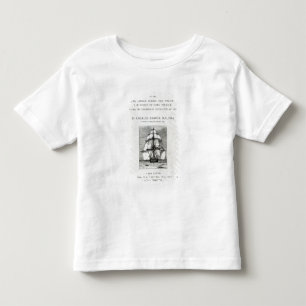 T-shirt Pour Les Tous Petits Le voyage du beagle