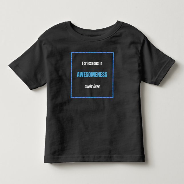 T-shirt Pour Les Tous Petits Leçons d'incroyabilité (Devant)