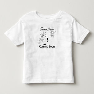 T-shirt Pour Les Tous Petits Lecteur Unicorn Bientôt Les Enfants Black Logo Tee