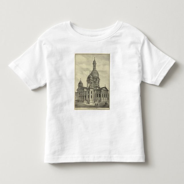 T-shirt Pour Les Tous Petits L'église de St Joseph (Devant)