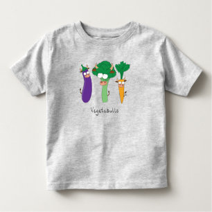 T-shirt Pour Les Tous Petits Légumes mignon Enfants Drôle Carton