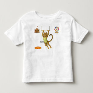 T-shirt Pour Les Tous Petits Lena artiste de trapèze léopard