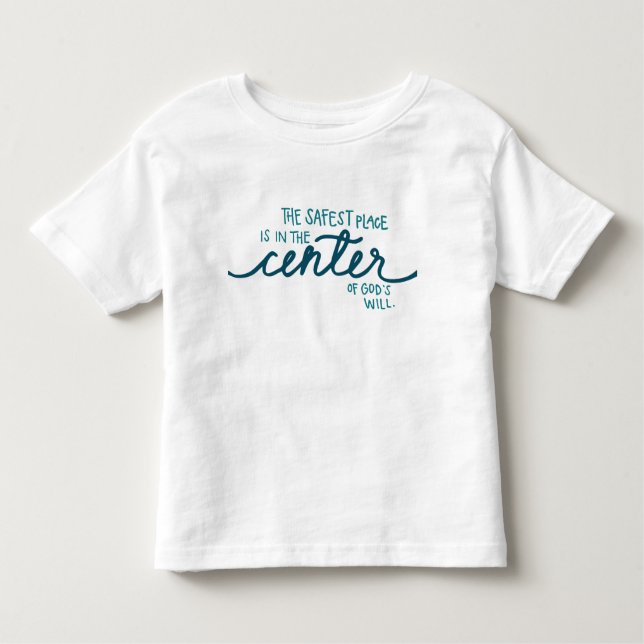 T-shirt Pour Les Tous Petits L'Endroit Le Plus Sûr (Devant)