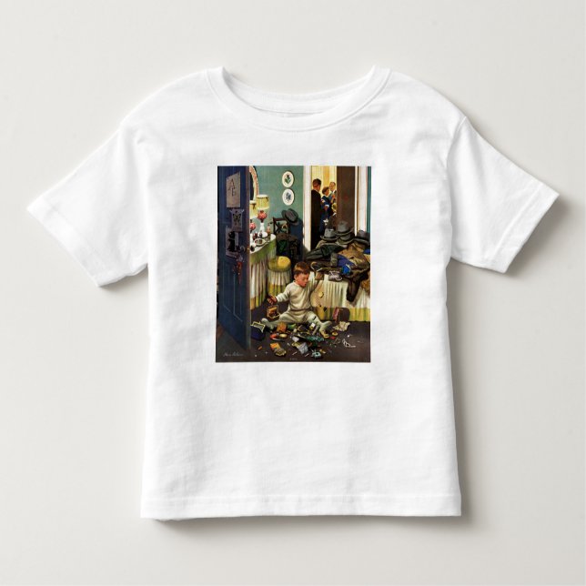 T-shirt Pour Les Tous Petits L'enfant en bas âge vide des bourses (Devant)