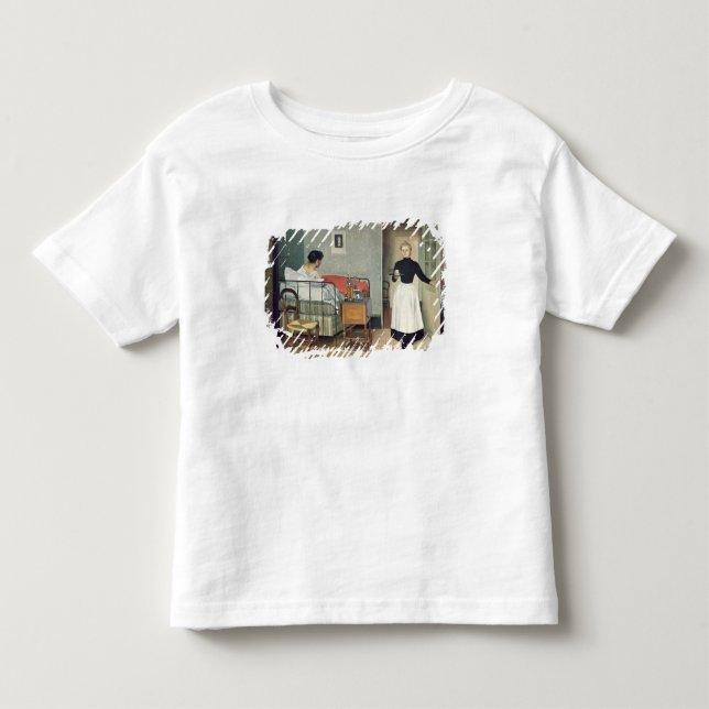 T-shirt Pour Les Tous Petits L'enfant malade 1892 (Devant)