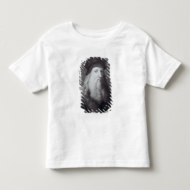 T-shirt Pour Les Tous Petits Leonardo da Vinci, gravé par Raphael (Devant)
