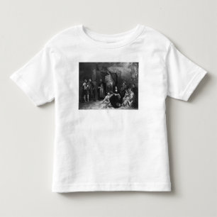 T-shirt Pour Les Tous Petits Leonardo da Vinci peignant le Gioconda