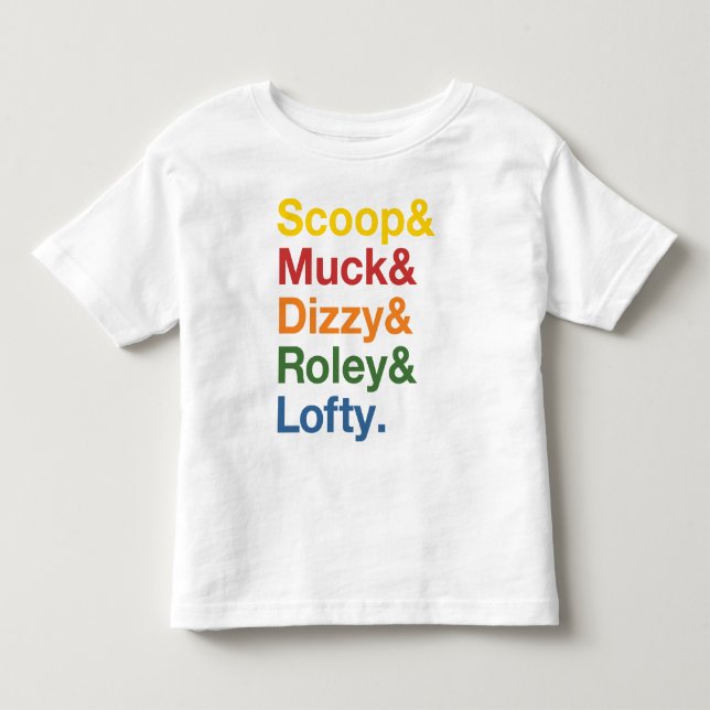 T-shirt Pour Les Tous Petits L'équipage original de Bob (Devant)