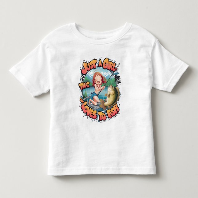 T-shirt Pour Les Tous Petits Les amateurs de pêche (Devant)