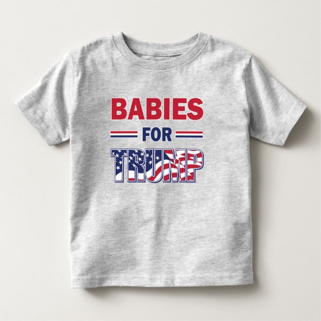 T-shirt Pour Les Tous Petits Les bébés pour Trump (Devant)