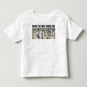 T-shirt Pour Les Tous Petits Les bêtes sauvages et Max se balançant dans les ar