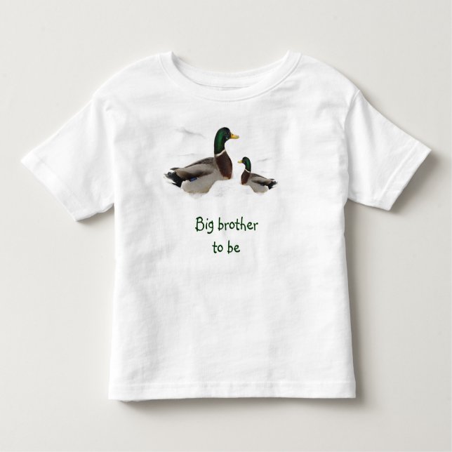 T-shirt Pour Les Tous Petits Les canards Big Brother (Devant)