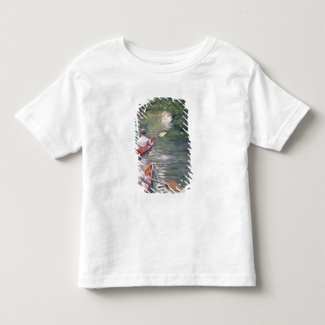 T-shirt Pour Les Tous Petits Les canoës, 1878 (Devant)