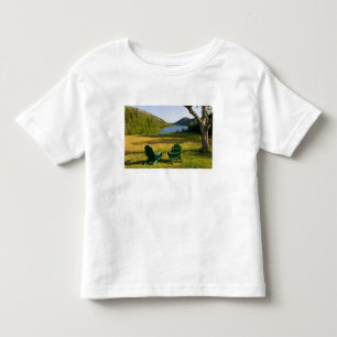 T-shirt Pour Les Tous Petits Les chaises Adirondack sur la pelouse de la Jordan