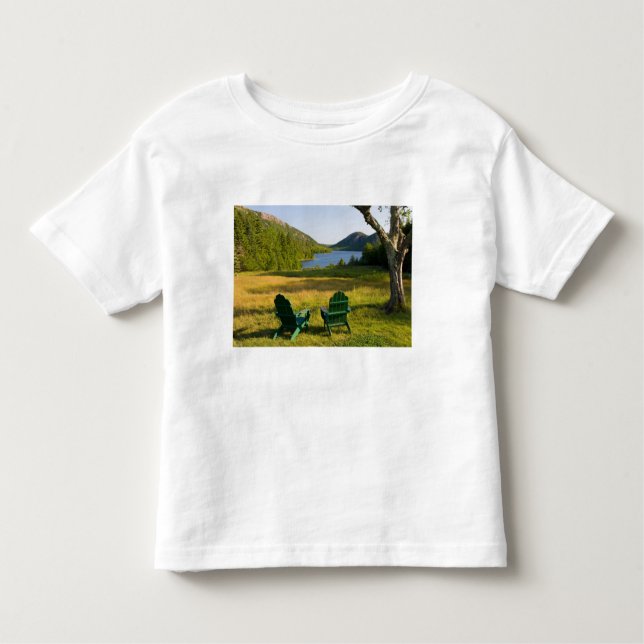 T-shirt Pour Les Tous Petits Les chaises Adirondack sur la pelouse du Jourdain (Devant)