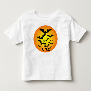 T-shirt Pour Les Tous Petits Les chauve-souris d'Halloween -
