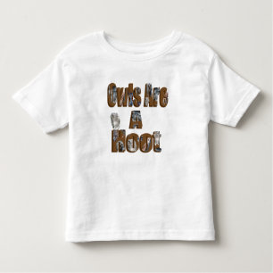 T-shirt Pour Les Tous Petits Les Chouettes Sont Un Logo D'Image De Chaud,