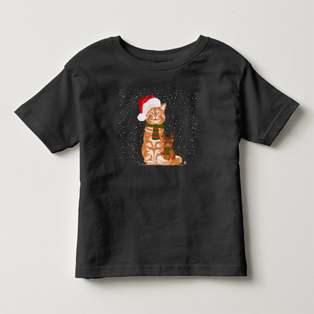 T-shirt Pour Les Tous Petits Les copains de Noël (Devant)