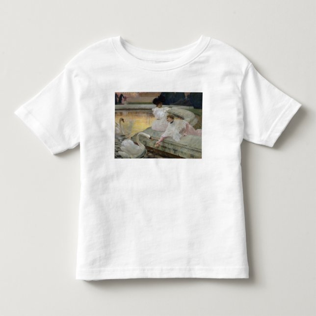 T-shirt Pour Les Tous Petits Les cygnes, 1900 (Devant)