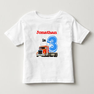 T-shirt Pour Les Tous Petits Les enfants nom et âge faits sur commande troquen