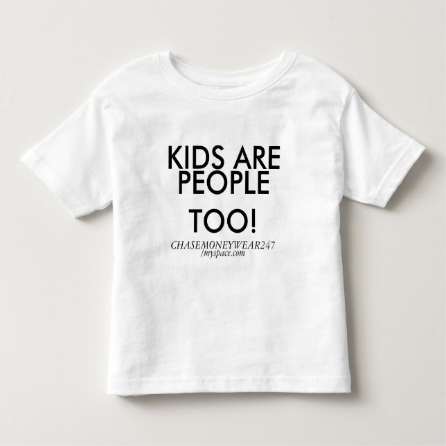 T-SHIRT POUR LES TOUS PETITS LES ENFANTS SONT, LES GENS AUSSI ! , (Devant)