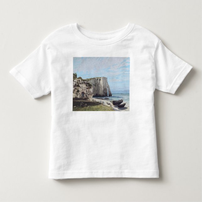 T-shirt Pour Les Tous Petits Les falaises chez Etretat après la tempête, 1870 (Devant)