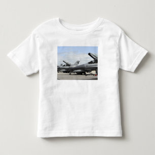 T-shirt Pour Les Tous Petits Les Falcons F-16 de combat attendent pour lancer