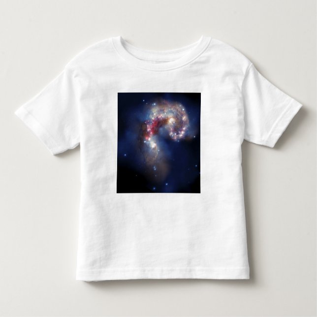 T-shirt Pour Les Tous Petits Les Galaxies Antennes (Devant)