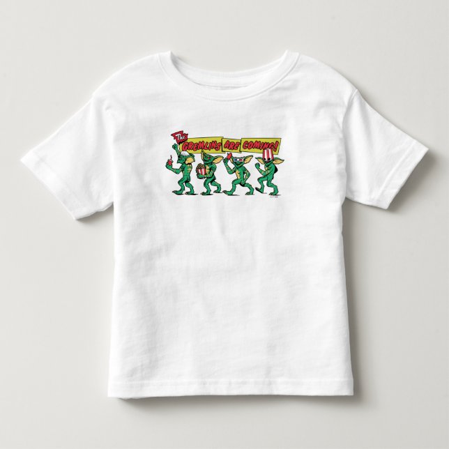 T-shirt Pour Les Tous Petits Les Gremlins™ arrivent (Devant)
