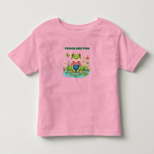 T-shirt Pour Les Tous Petits les grenouilles sont amusantes